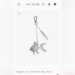 Kate Barton Giggles Key Chain